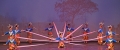 苗族舞蹈「錦雞舞」是通過對錦雞的模仿，體現苗人感念錦雞相助及對富足生活的期盼，已列入大陸第一批「國家級非物質文化遺產名錄」。圖片來源：佛光山佛陀紀念館